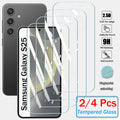 2/4 Stück Gehärtetes Glas Displayschutzfolie für Samsung Galaxy S26 S25 S24 Ultra S23 S22 Plus FE Klare Schutzabdeckung Glasfolie