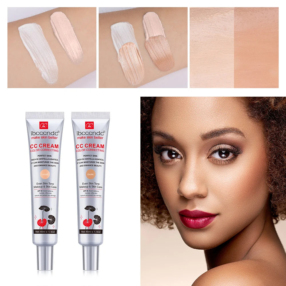 CC Creme Wasserdicht Feuchtigkeitsspendende Korrektur Anti-schweiß Make-Up Vor Concealer Dauerhafte Frauen Make-Up Schützen Haut Make-Up