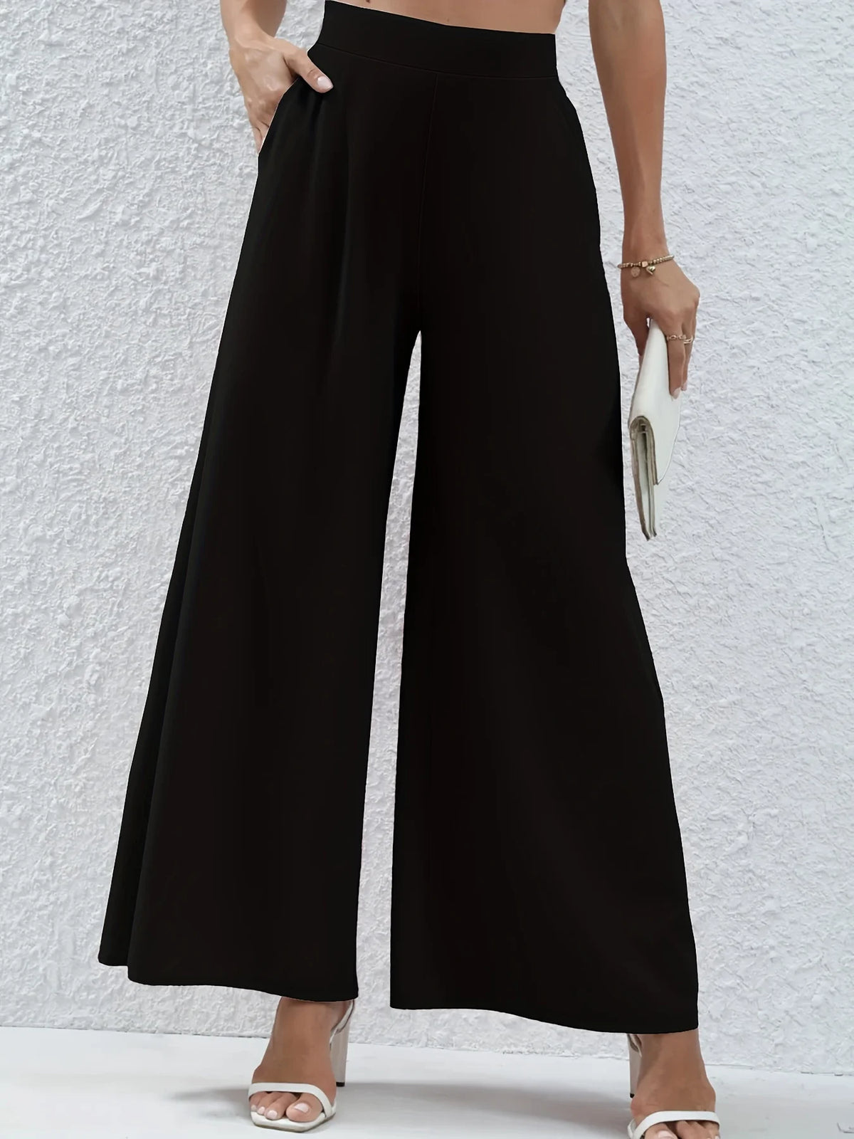 Damen Sommer neue Plus-Size-Stricks toff elegante Temperament weitb einige Freizeit hose