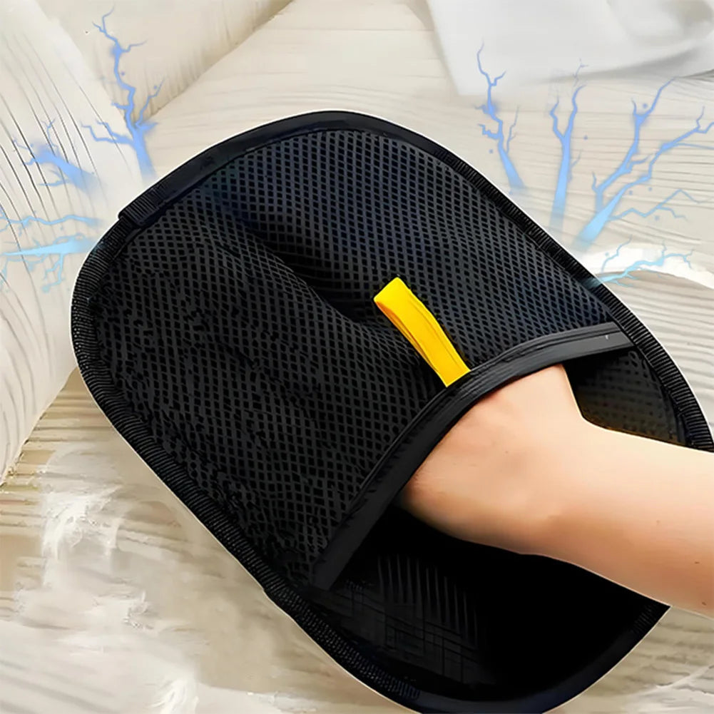 Tierhaar-Entferner-Handschuhe Doppelseitiger Tierfell-Entfernungs-Handschuh Wiederverwendbare Enthaarungsbürste für die Reinigung