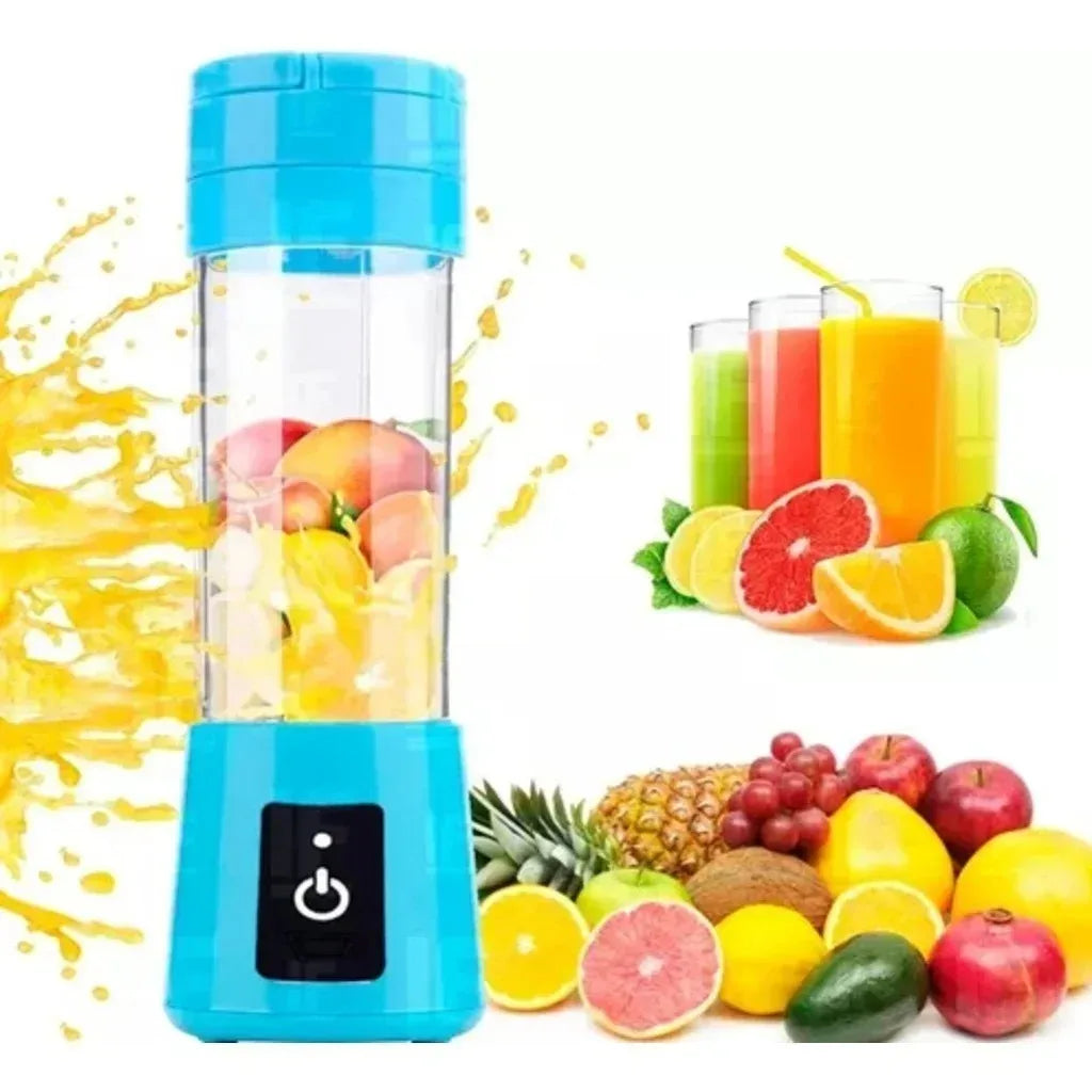 Tragbarer Mini-380-ml-Mixer für Shakes und Smoothies, wiederaufladbarer USB-Reise-Obst-Entsafter-Becher, Hand-Obstmixer, Entsafter-Becher
