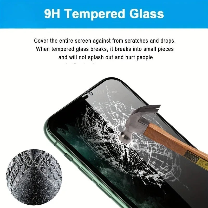 2Pcs Privatsphäre Gehärtetem Glas Für Samsung Galaxy A02s M02s F02s A03s A12 F12 A13 A14 A20s A23 A32 a42 A52 A53 A54 Screen Protector