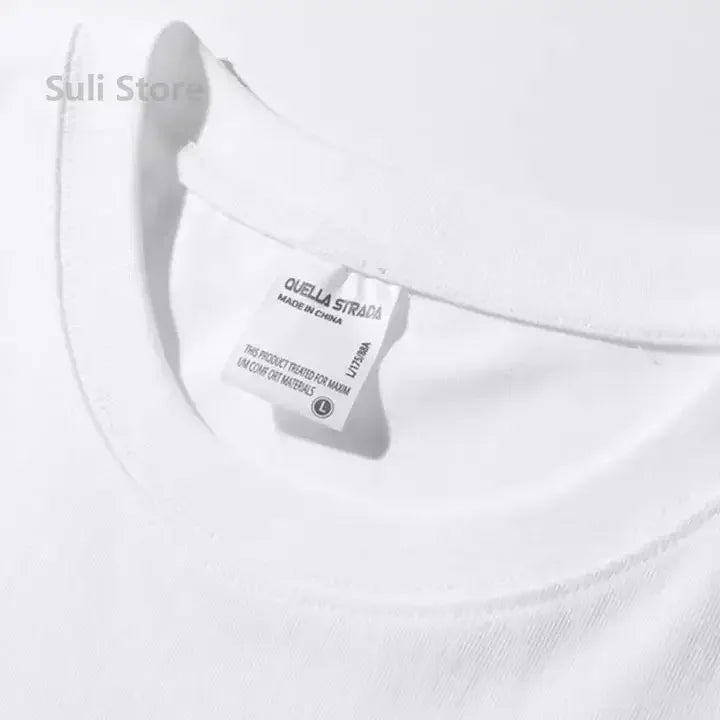 600 g robustes Baumwoll-Kurzarm-T-Shirt für Herren, modisches, verdicktes Kurzarm-T-Shirt aus reiner Baumwolle mit halben Ärmeln