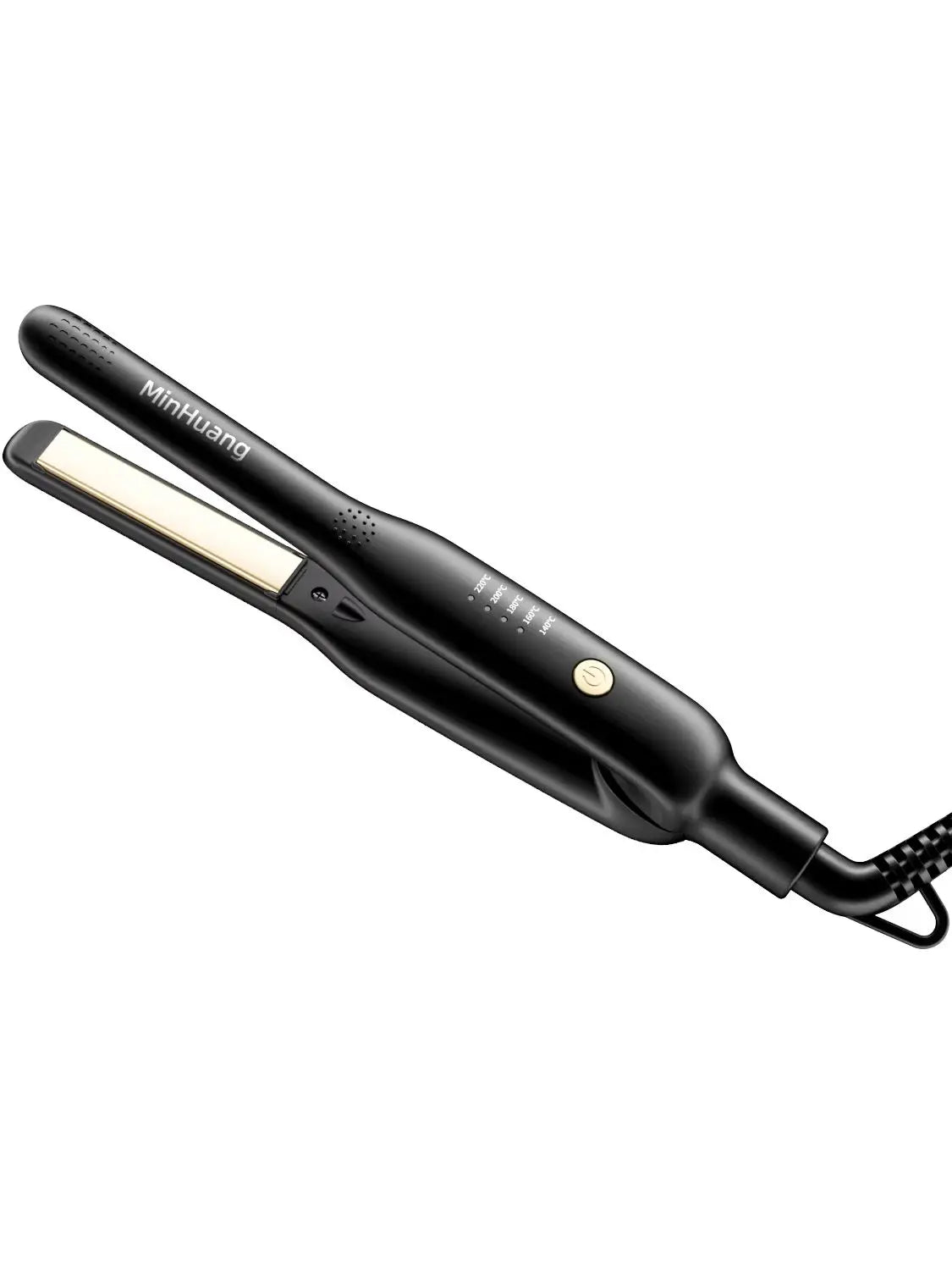Professioneller Herren-Haarglätter 2-in-1 Glätten und Locken 13mm Schmales Glättblech Schnelle Aufheizung Negative Ionen 72H Haltbarkeit Tragbar