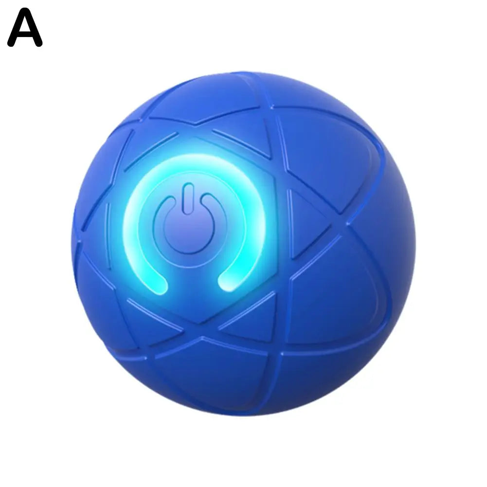 Elektronisches interaktives Haustierspielzeug, intelligenter Hundespielzeugball, USB, automatisch bewegend, hüpfend, für Welpen, Geburtstagsgeschenk, Katzenprodukte, Blau, Orange