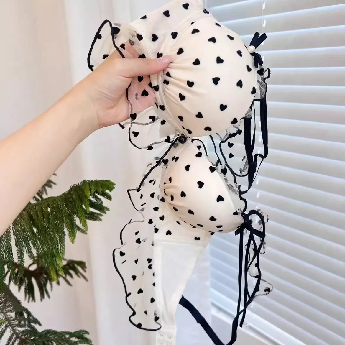 MOYISU Koreanischen Stil Drahtlose Spitze Dessous Set für Kleine Brüste Frauen Sexy Pure Desire Süße Nette Bh Netzwerk Liebe Design