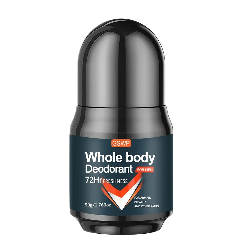 GSWP Ganzkörper-Deodorant, 72-Stunden Langanhaltende Frische, Bietet Langzeitgeräumigen Geruchsschutz Ohne Klebrige Rückstände 50g/100