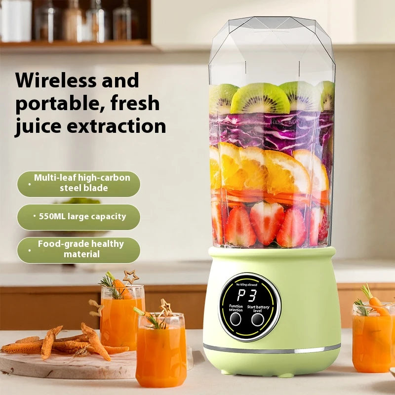 1 USB-Aufladbarer Elektrischer Saftbecher |   Tragbarer Multifunktionsmixer Geeignet für Frische Früchte