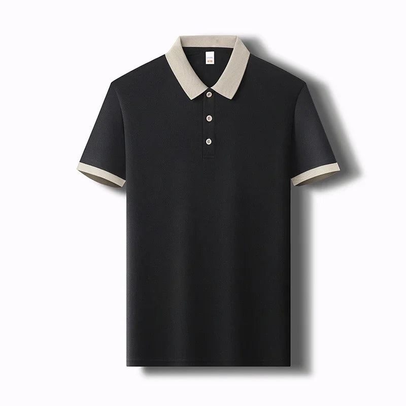 Herren Einfarbig Casual Fashion Kurzarm POLO Shirt Sommer Bequemes Top