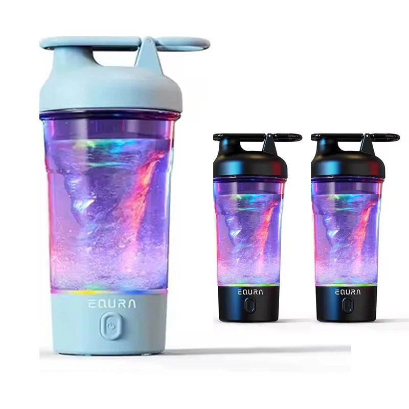 Elektrische Shaker-Flasche, 25 Unzen Mixerflaschen für Proteinmischungen, tragbare wiederaufladbare USB-C-Puls-Protein-Shake-Flasche, BPA-frei