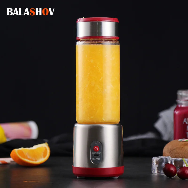 Multifunktions-Entsafter tragbarer elektrischer Mixer USB wiederauf ladbarer Elektro mixer Obst Orange Milch shake Saft maschine Maschine 450m