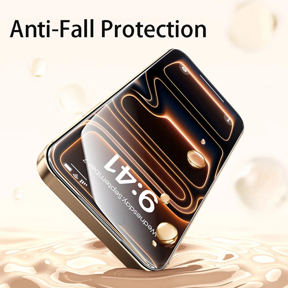 4 Stück HD-Glas-Displayschutzfolie für iPhone 17 Pro Max, iPhone 16, 15, 14, 13, 12, 11 Pro, XS Max, XR, Gehärtetes Glas Schutzfilm