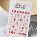 1pc 5D Relief Graffiti Nail art Aufkleber Kaninchen Hund Bär Bogen Nagel Aufkleber Cartoon Thema Selbst-Klebe Aufkleber für DIY Maniküre *