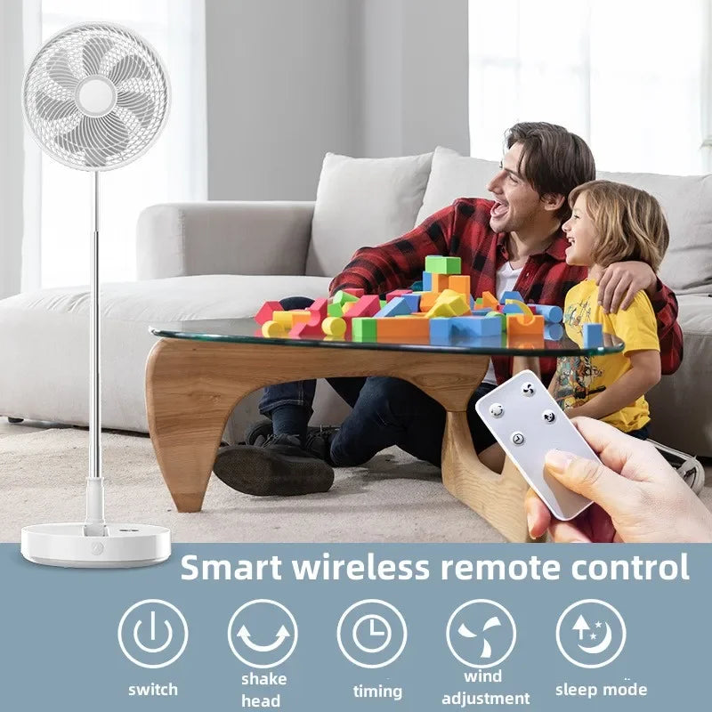 P30/p10 10800mah USB klappbarer tragbarer Lüfter Zoll Kühlung drahtlose Klimaanlage Tisch boden Teleskop ventilator für Camping ventilator