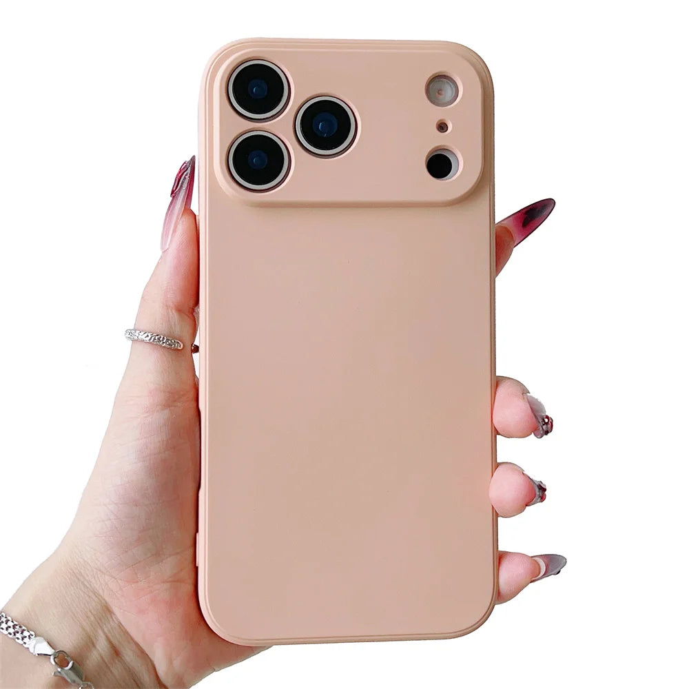 Weiche Luxus-Handyhüllen für iPhone 17, 16, 15, 14, 13, 12, 11 Pro Max 17, Air 8, 7 Plus, XS Max, offizielle stoßfeste Abdeckung aus flüssigem Silikon