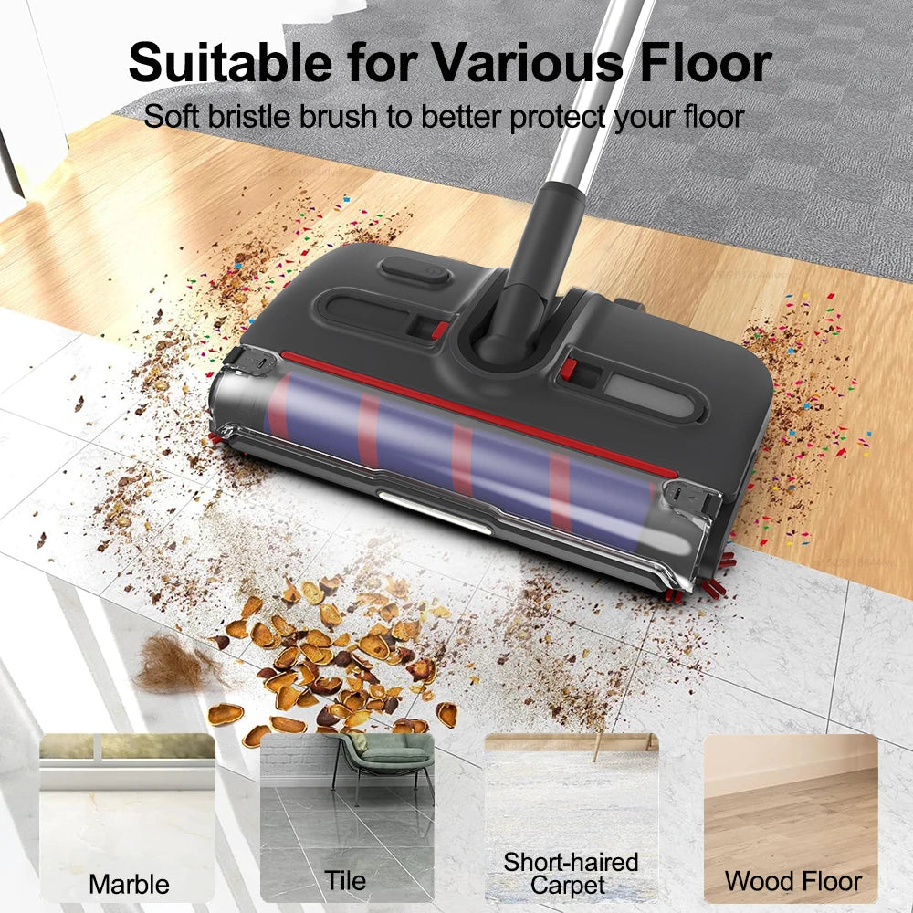Elektrische Kehrmaschine Tragbare Handheld Teppich Boden Kehrmaschine Reinigung Maschine Drahtlose Elektrische Mopp Wiederaufladbare Rotary Boden Wischen