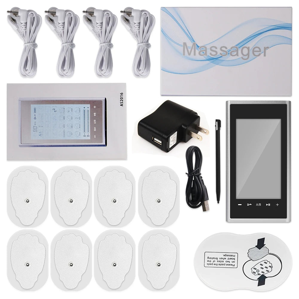 24 Modi ems elektrische Compex Muskels timulation profession elle Elektro stimulation 4 Ausgangs kanal Physiotherapie Massage Zehner Maschine