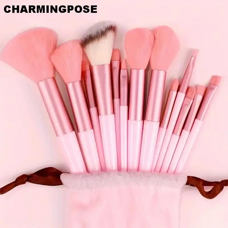 33-teiliges Make-up-Pinsel-Set, weiche professionelle Foundation- und Lidschatten-Mischpinsel, komplettes Kosmetik-Set für Frauen – ideal für Weihnachten B