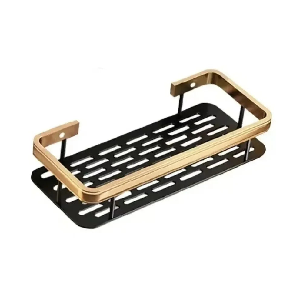 Bad Regal Kein Bohren Wand Montiert Shampoo Flasche Dusche Ecke Rack Wc Lagerung Rack Aluminium Bad Küche Zubehör