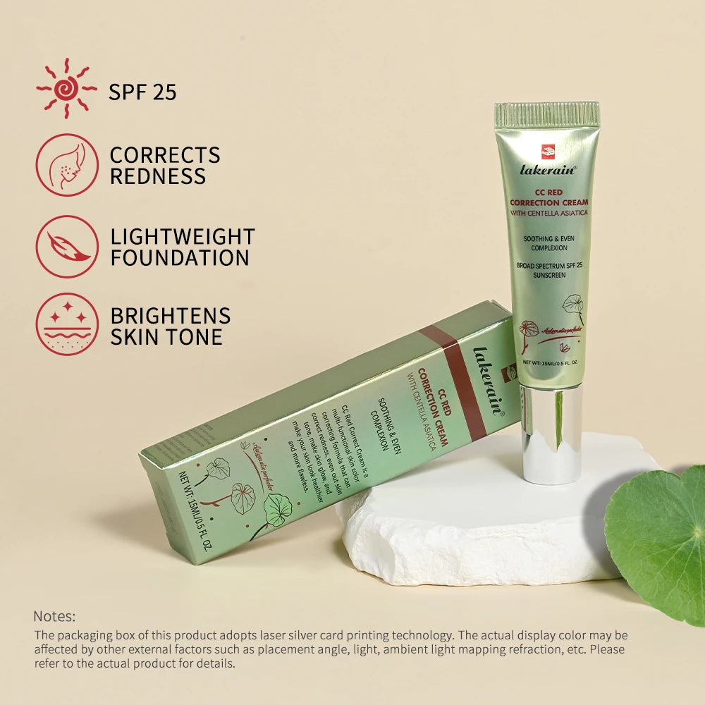 CC Cream Centella High Coverage Foundation Foundation Creme für Gesichts-Make-up, farbwechselnde flüssige Foundation, koreanisches Make-up