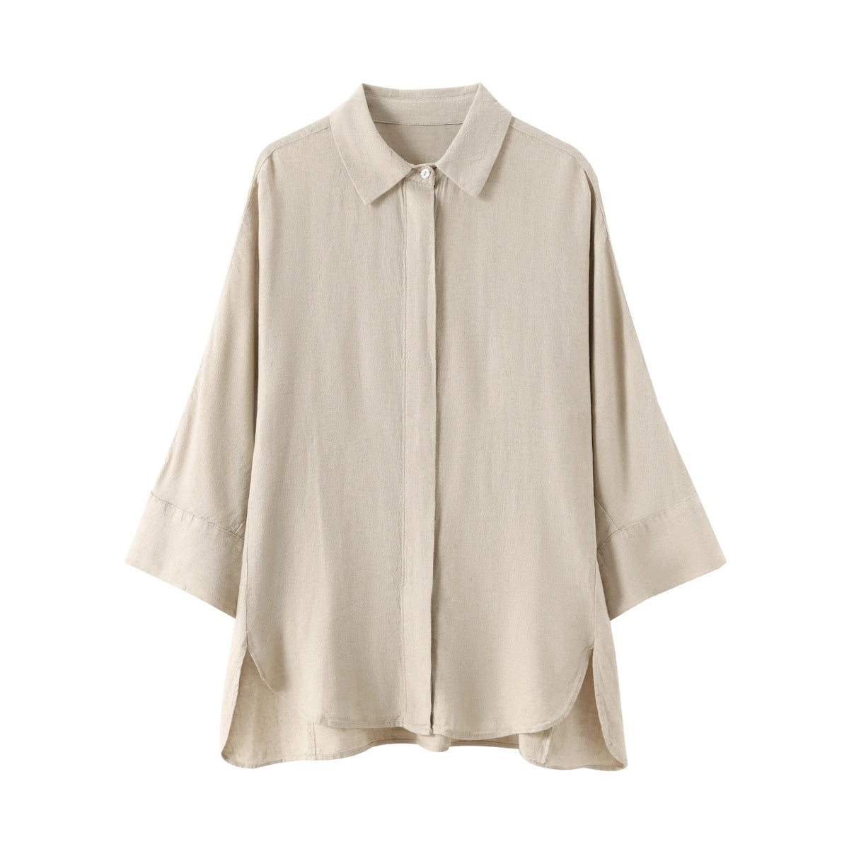 HH Frauen Casual Solide Lose Hemd Hosen Anzug 2024 Langarm Revers Shirts Elastische Taille Breite Bein Hosen Büro Dame set
