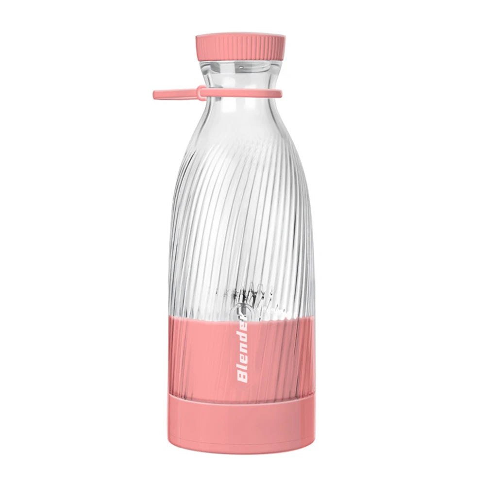 500ml Tragbarer Kabelloser Mixer Wiederaufladbarer Elektrischer Fruchtentsafter Saftbecher für Säfte Shakes Smoothies