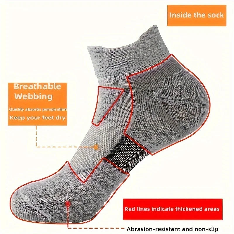 HSS 6/3/1 Paar neue Männer Sport Laufen Fitness Flug kurze Röhre Socken Damen Handtuch unten Basketball Socken einfarbig schwarze Socken