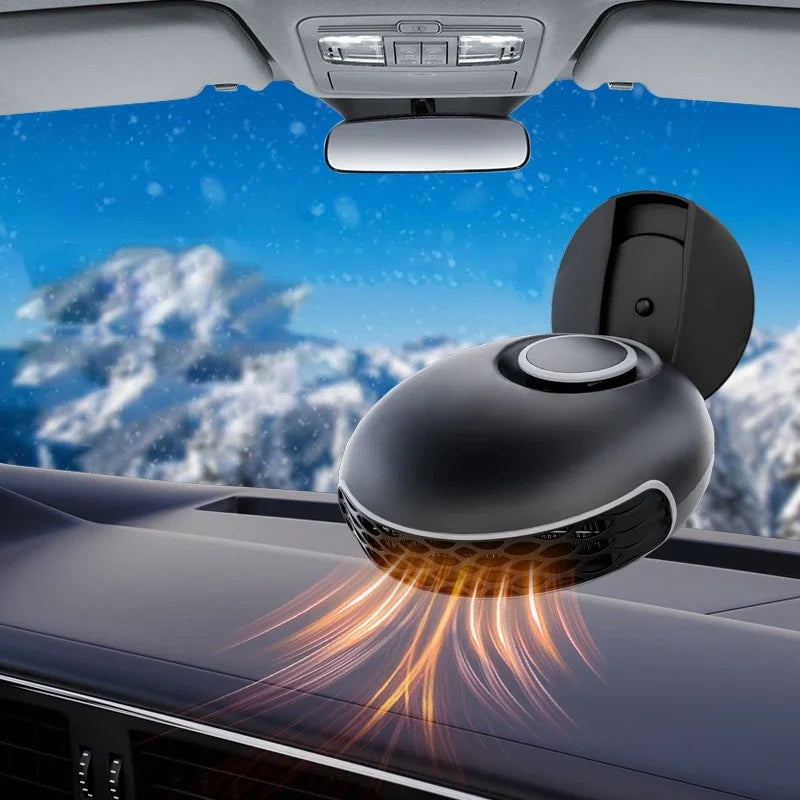 12V/24V Auto-Heizung Heizen und Kühlen Dual-Funktion Niedriger Stromverbrauch 360 ° Rotations-Entfroster Entnebelungsgerät Schnellheizung Faltbarer Ständer 2026