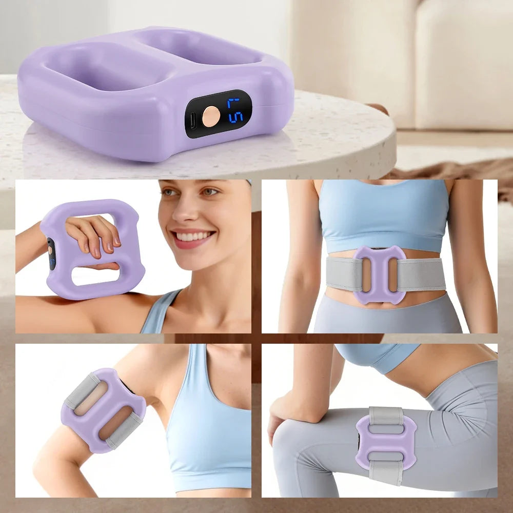 Elektrischer Ganzkörper-Faszienring Tragbarer Vibrations-Faszienmassager Fettverbrennung Körpergewichtsreduktion Tiefengewebe-Muskelentspannung & -Linderung