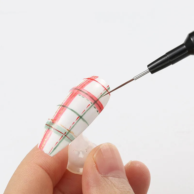 6/9/12/15/18/25mm Nail Art Liner Pinsel Gel-Nagelpinsel Gel-Nagellack Malerpinsel Zeichnen Nagelkunst Design Pinselstift