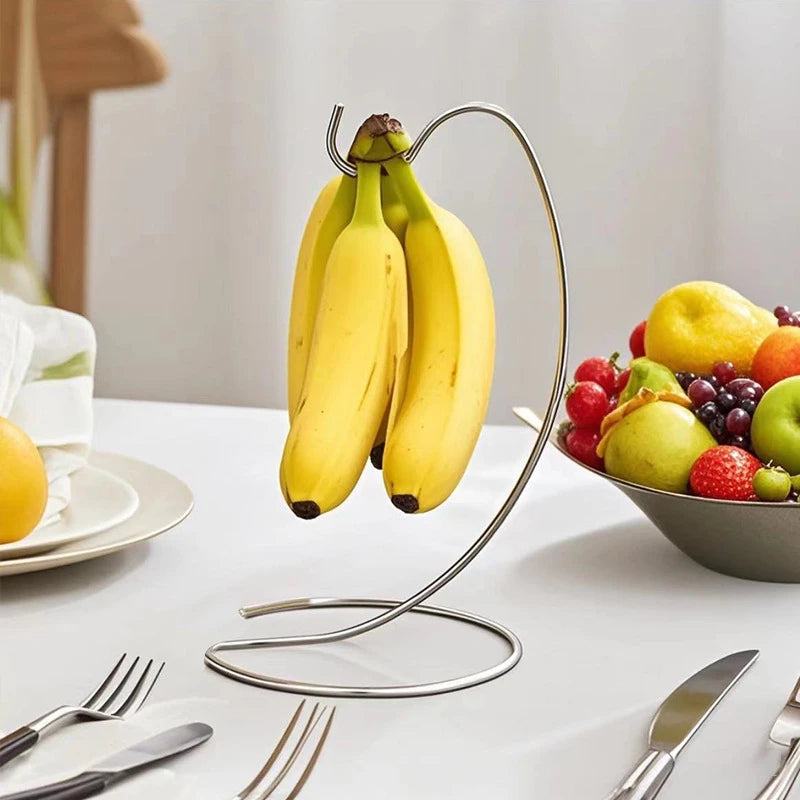 Bananenhalter-Ständer, hält die Banane frisch, moderner Rack-Aufhänger, Baumständer, Haken für Küchenarbeitsplatte, niedliches Küchenhelfer