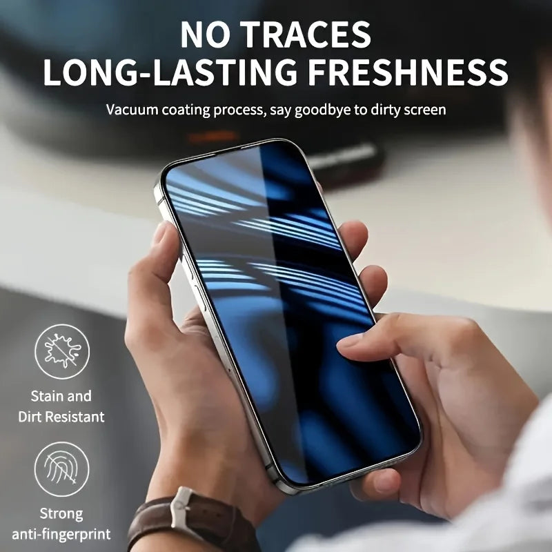 4 Stücke Privatsphäre Gehärtetes Glas für IPhone 16 17 Pro Max 16e Air Screen Protector Für IPhone 15 14 13 12 11 Pro Mini XR XS Max Glas