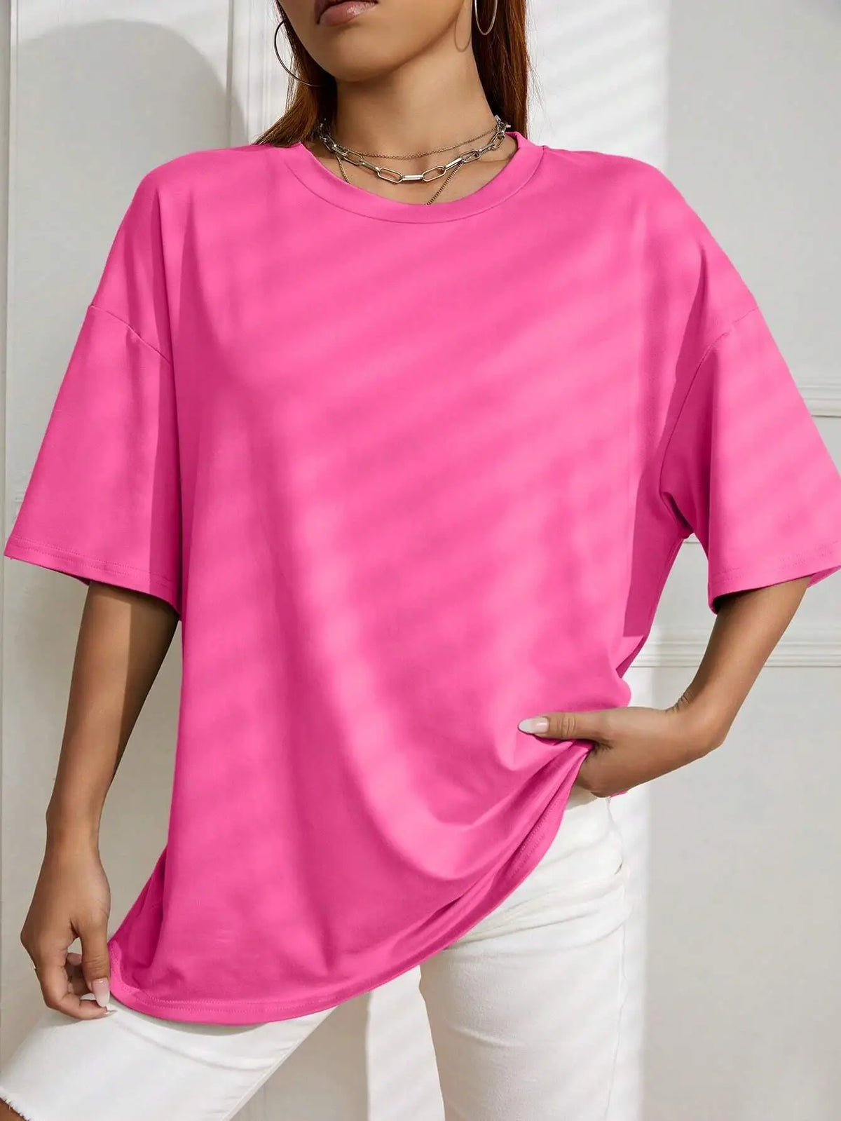 Einfarbig Kurzarm Frauen Fitness Baumwolle Weiche T-shirts Atmungsaktiv Bequeme Kleidung Grundlegende Alle Spiel Lose T Shirt Weibliche