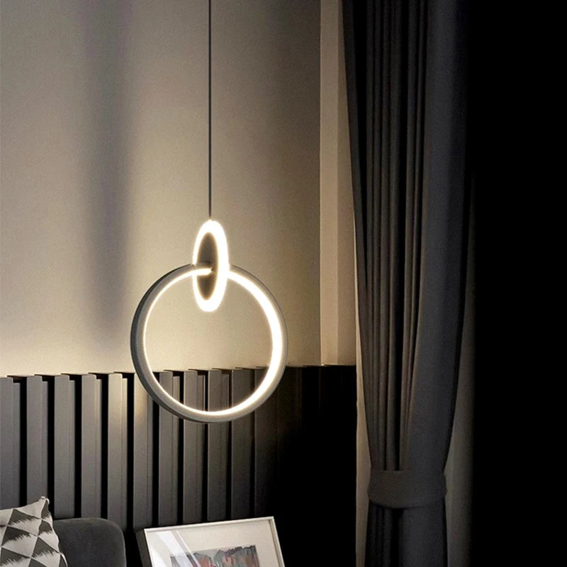 1 Stück Moderne LED-Leuchte für Zuhause, Schlafzimmerlampe, Nachttischlampe, Pendelleuchte, LED-Kronleuchter, Hängeleuchte, Innenbeleuchtung