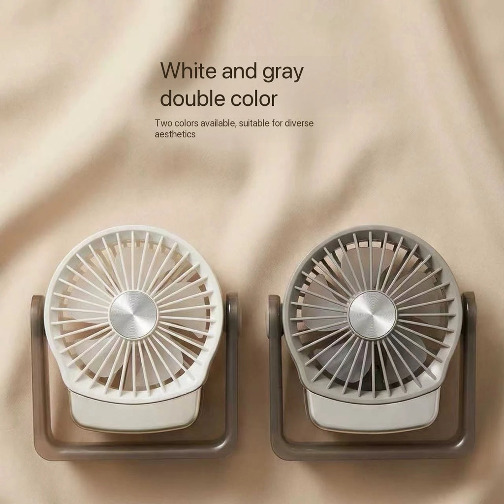 MEET SUN 500mAh Desktop Leiser Mini-Ventilator Handlicher Kühlventilator Make-up Nachbearbeitungswerkzeug Sommer-Essential Persönlicher Lüfter