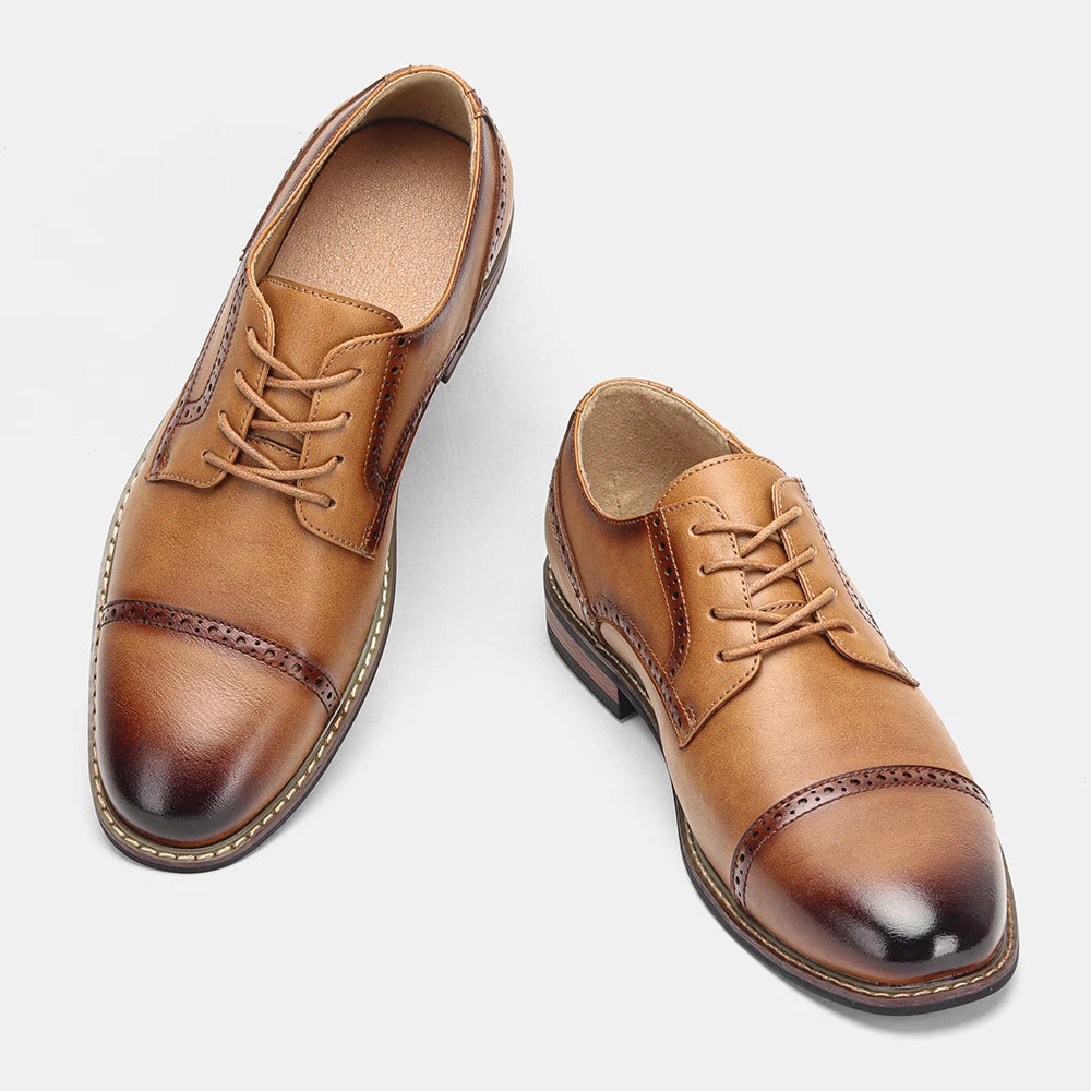 Herrenschuhe Komfortabel Stilvoll Business Gentleman Herren Lederschuhe