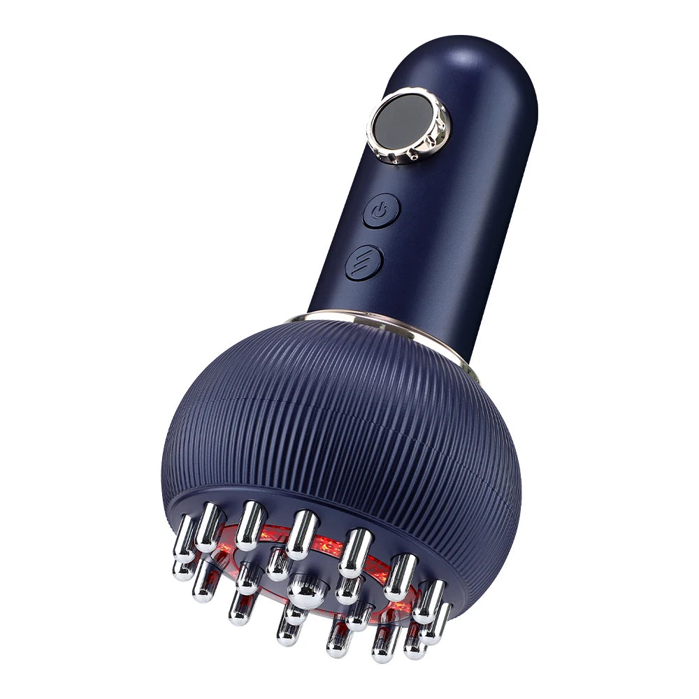 Elektrisches Meridian-Bürsten-Körpermassagegerät mit 9-Gang-Gua Sha Microcurrent Hot Compress Scraping-Funktion für Body Slim und Ralex