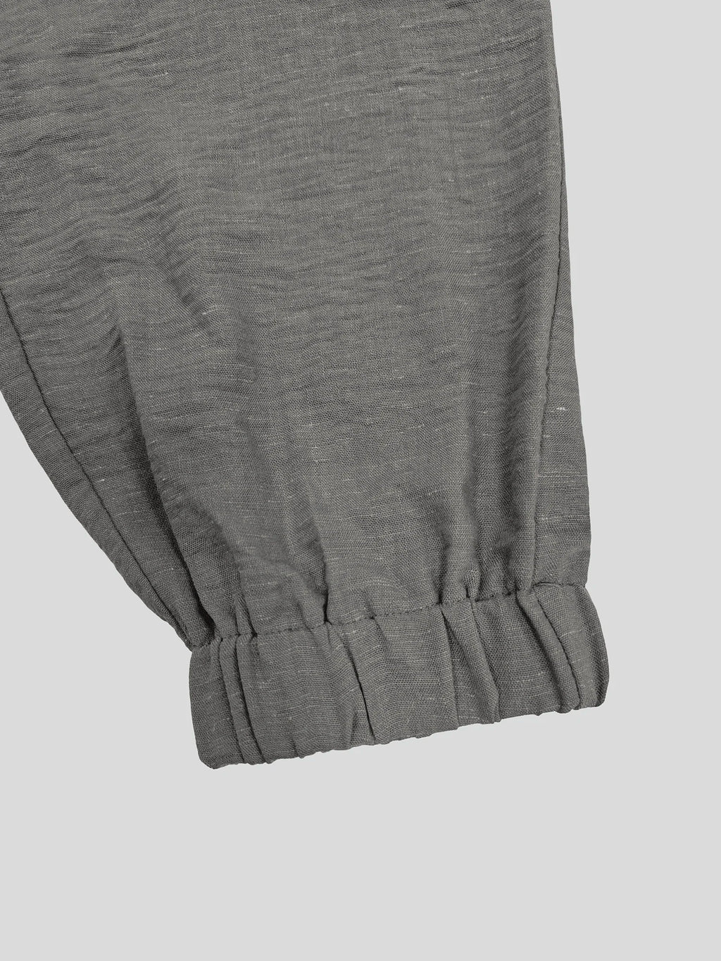 Damen Casual Utility Jumpsuit mit Doppelgürtel - Reverskragen Knopfleiste Langarm Haremshose Einteiler