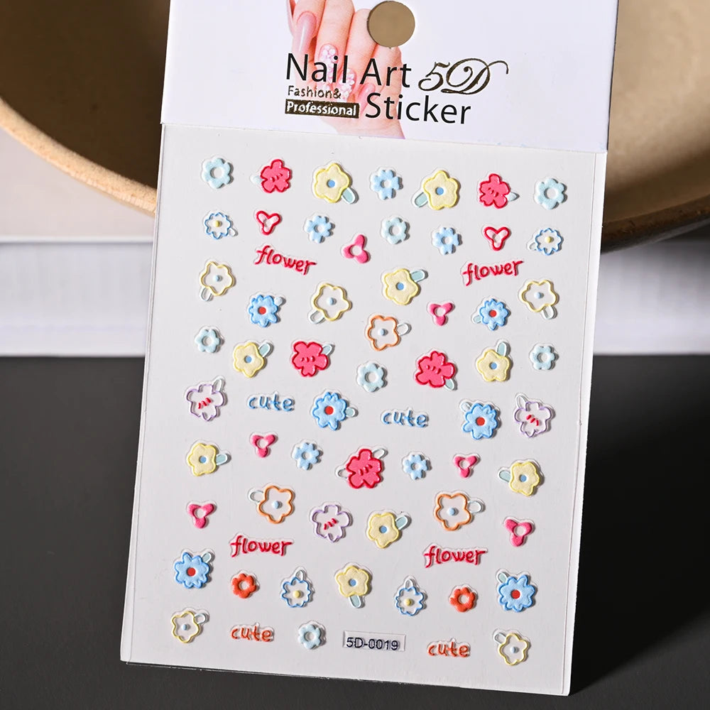 1 blatt Matte Böhmischen Nagel Aufkleber Aufkleber Charme Mandala Blume Maniküre Elegante Stickerei Boho Stil Floral Nail art Dekoration *