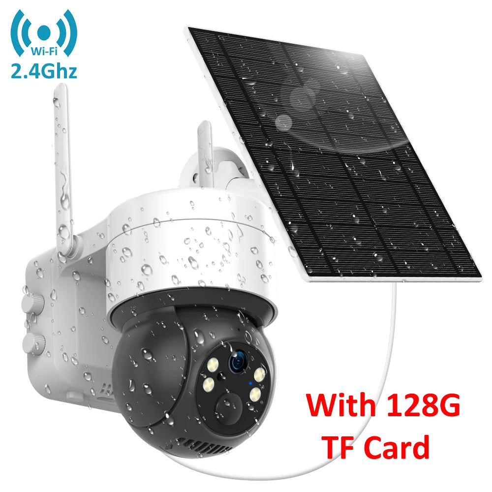 Tuya SmartLife WiFi/4G Sim Karte 3MP WiFi Batterie Solar Motion Tracking Menschliches Erkennen Farbe Nachtsicht Outdoor PTZ CCTV Kamera
