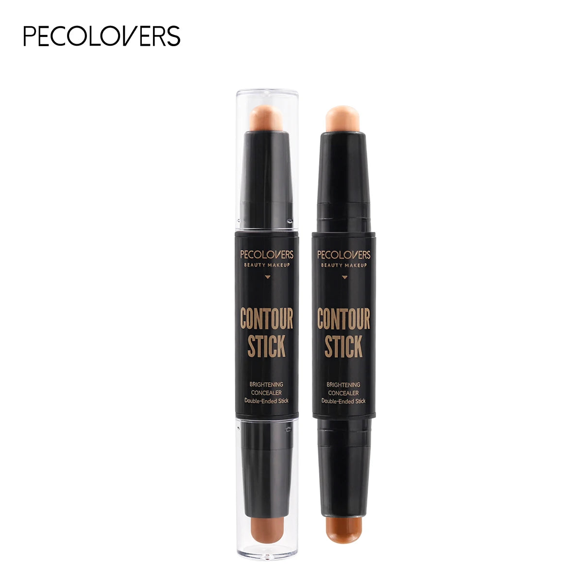 Doppelseitiger Concealer-Stick für Gesichts-Make-up, leichter Make-up-Concealer-Stick