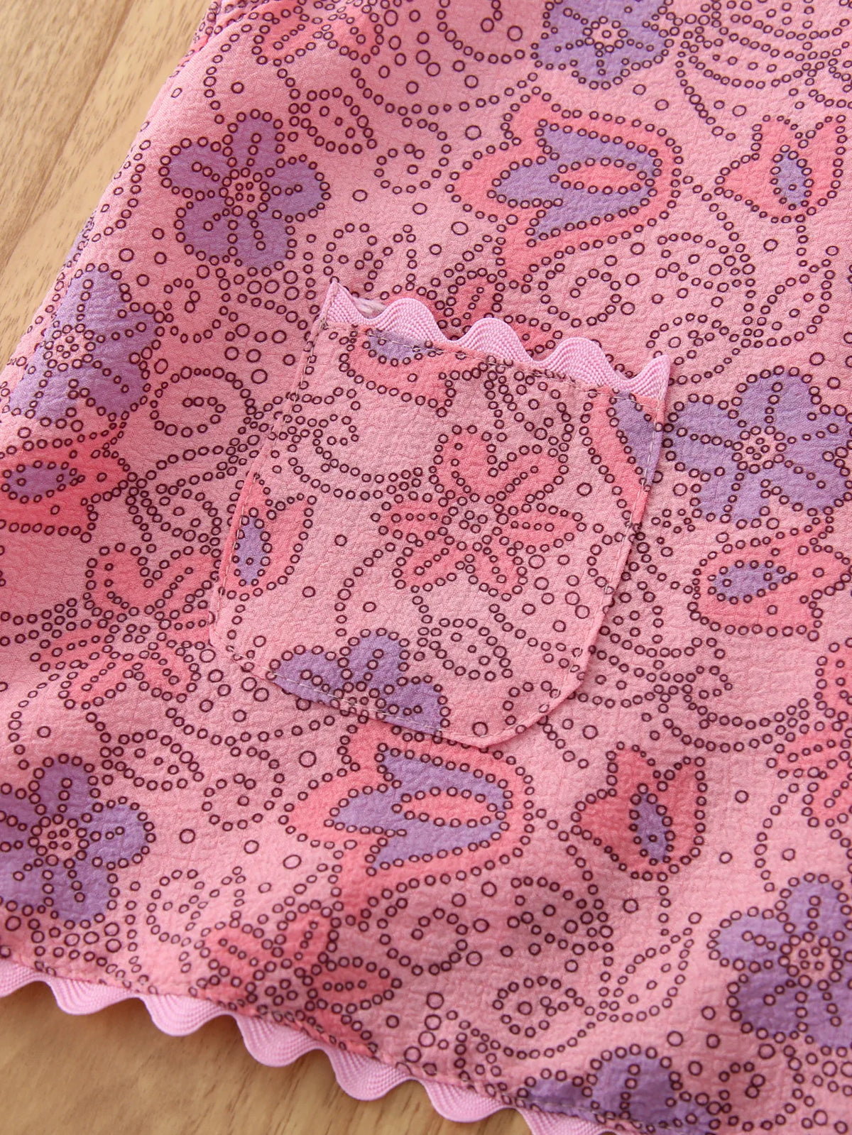 Sommer-Mädchenanzüge, modische Weste mit Blumen- und Polka-Dot-Print und Tasche + Shorts, 2-teiliges Set, niedliche Kinderkleidungssets