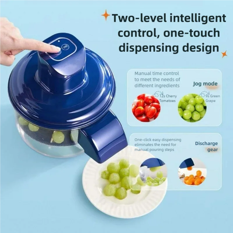 TINSOL Neuer elektrischer Traubenschäler, automatisches Mini-Obstschälwerkzeug, intelligenter Gemüse- und Obstschäler, Küchenschäl Wonder