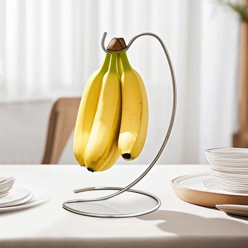Bananenhalter-Ständer, hält die Banane frisch, moderner Rack-Aufhänger, Baumständer, Haken für Küchenarbeitsplatte, niedliches Küchenhelfer