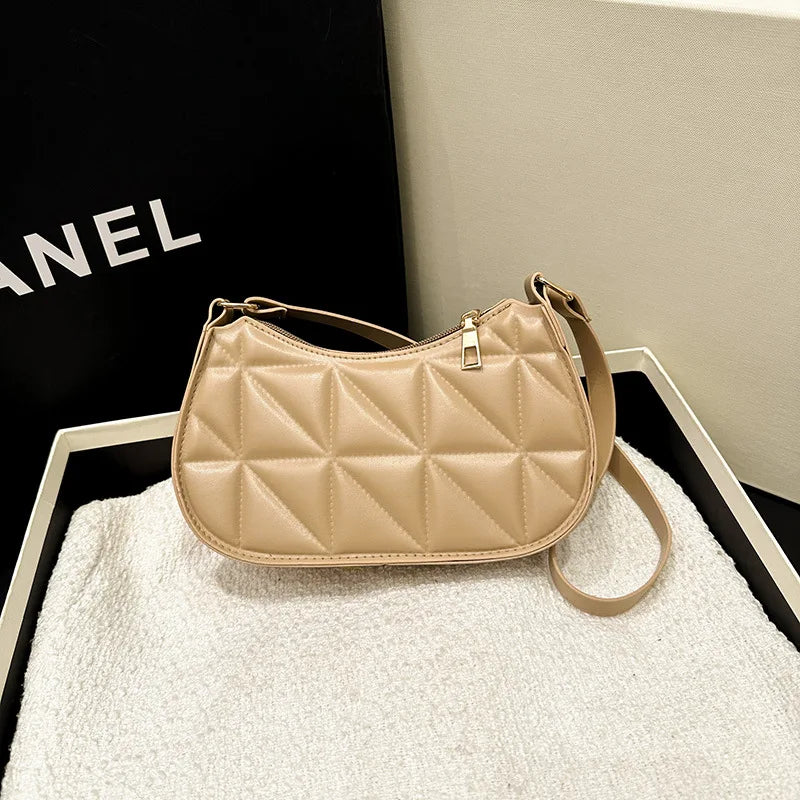 Retro Casual Frauen Totes Schulter Taschen Mini Mode Weibliche Unterarm Einkaufstasche Weibliche Leder Einfarbig Handtasche für Frauen