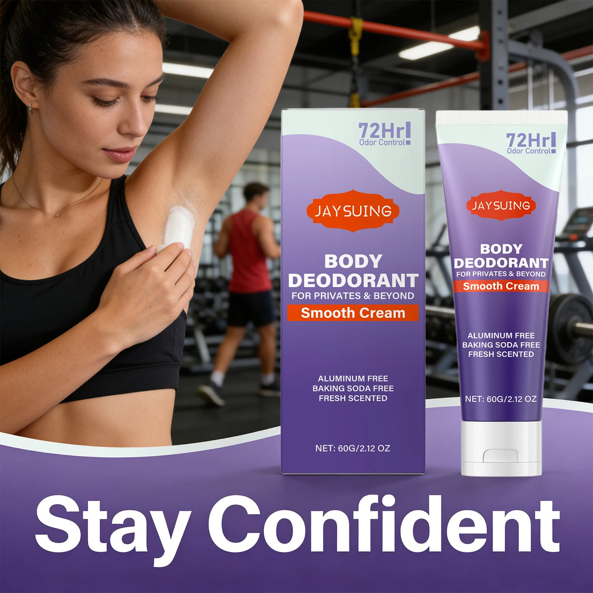 Ganzkörper-Deodorant für Intimbereich Entfernt Achselgeruch Reduziert Schlechten Achselduft Langanhaltende Erfrischung Aroma-Hautcreme