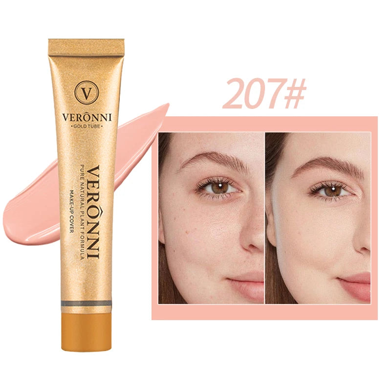 14-farbige Concealer-Creme mit vollständiger Abdeckung, Make-up-Concealer-Foundation, matte, langanhaltende Ölkontrollkosmetik für Akne und Augenringe
