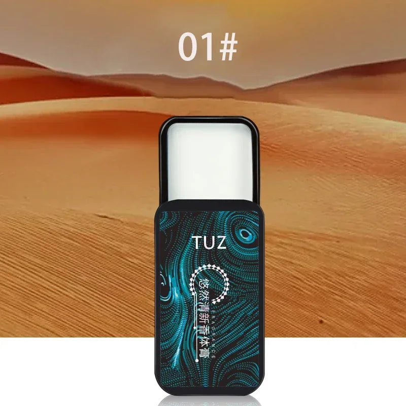 Rosendüfte für Damen, festes Parfüm, mildes, natürliches, langanhaltendes Aroma, Deodorants-Duft, tragbares Körper-Antitranspirant für Männer