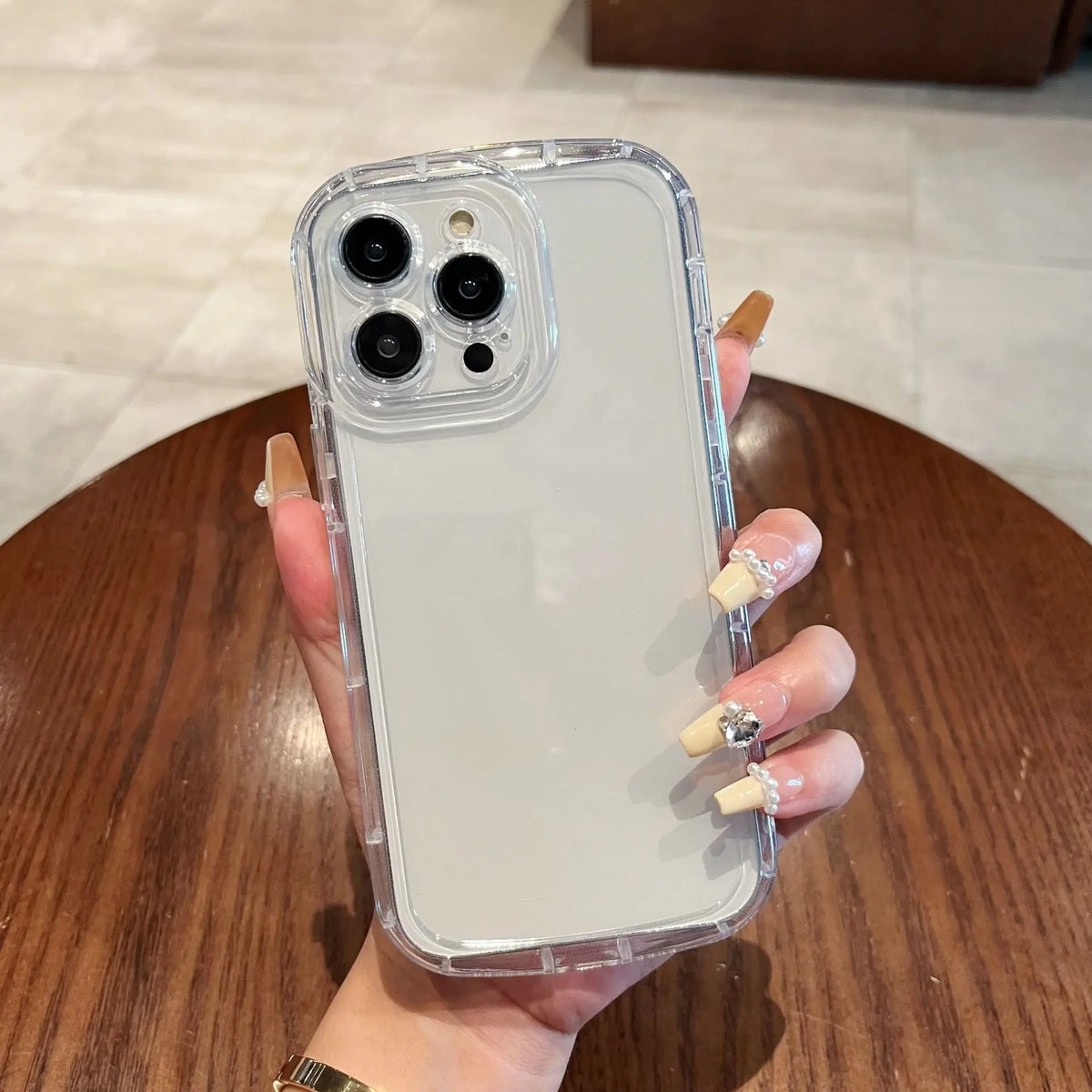 Silikon-Handyhülle für iPhone 17 13 Pro Max 11 16 15 14 12 17 Air 7 8 Plus XR X Xs 17Promax stoßfeste transparente Funda-Abdeckung