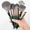 14-teiliges Make-up-Pinsel-Set, weich, flauschig, professionelle Kosmetikpinsel zum Mischen von Foundation, Puder, Lidschatten, komplette Schönheit